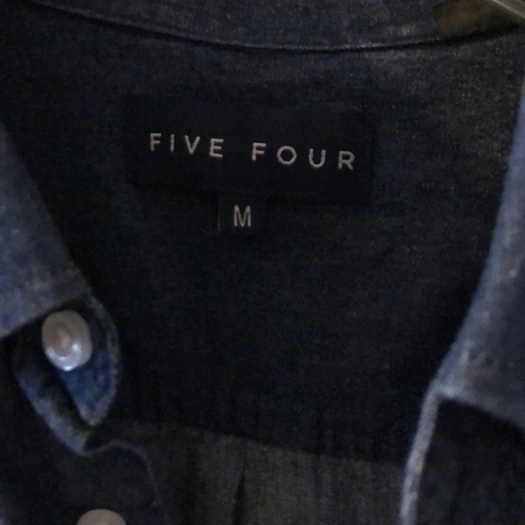 Men’s five four denim button down - Picture 2 of 2